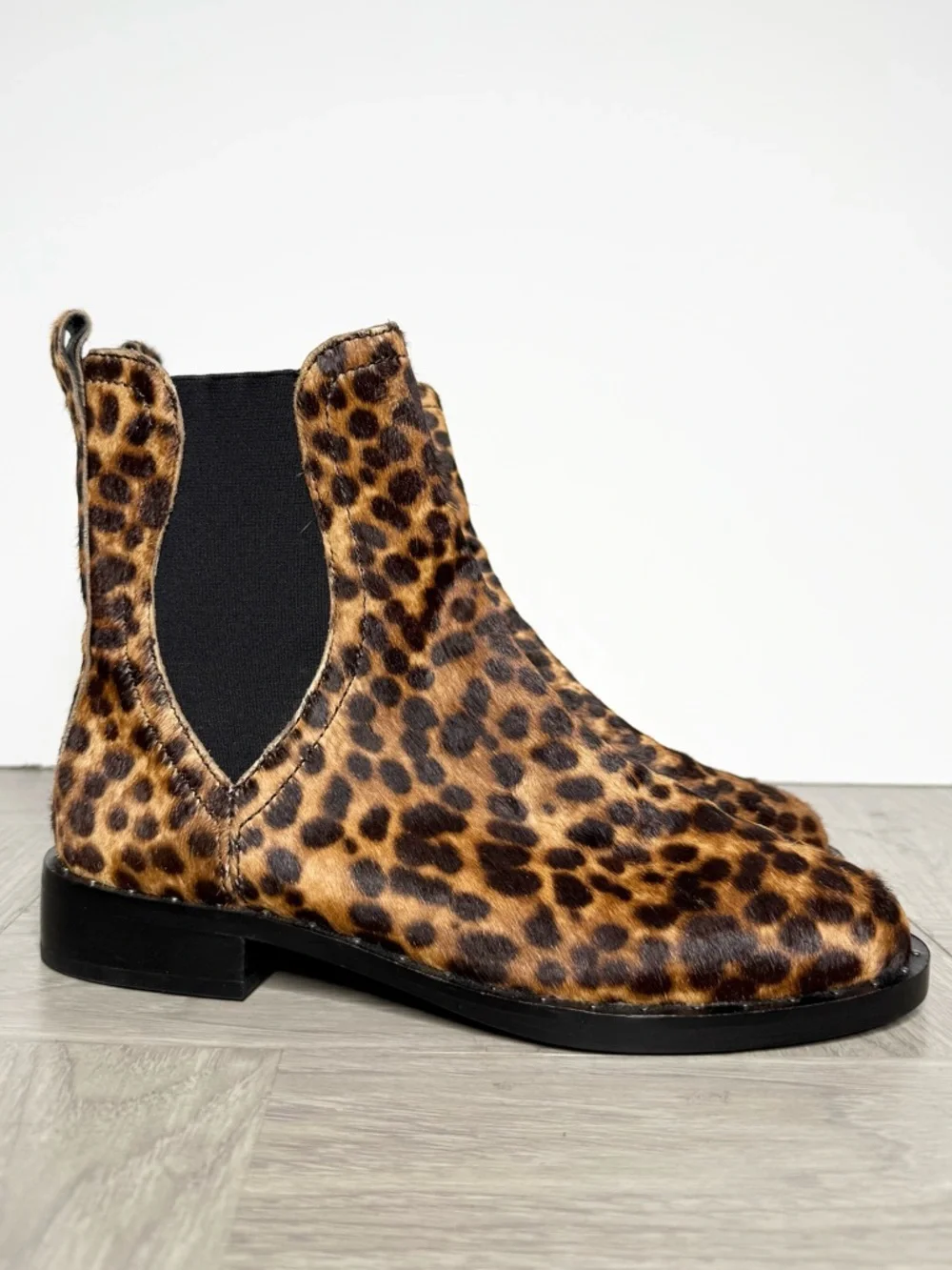 Rebecca Minkoff Leopard Chelsea Boot 7 1/2 M